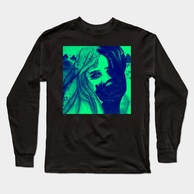 Fear Long Sleeve T-Shirt by teenamarie23art